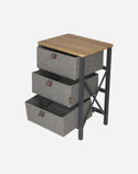 Outdoor Cabinet/bookcase - 3 drawers/baskets - Model Northwood
