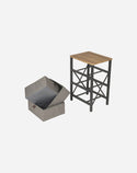 Outdoor Cabinet/bookcase - 3 drawers/baskets - Model Northwood