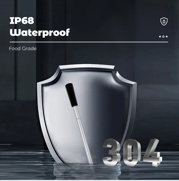 Termómetro para cocinar y freír - WIFI con APP para freír - Repetidor asegura larga distancia al móvil - Horno, parrilla o sartén.