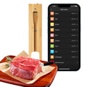 Cooking and frying thermometer - WIFI with frying APP - Repeater ensures long distance to the mobile - Oven, grill or pan.