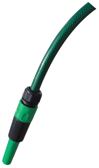 Water hose 1/2 "- 25 meters - with fittings and nozzles