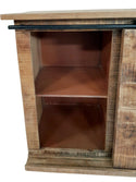 Botellero An. 72 Alt. 80 cm mueble bar para el hogar bar de vinos mueble bar aparador madera de mango natural California