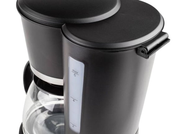 Cafetera - Compacta con solo 550 W - Volumen 0,6 litros