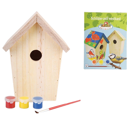 Caja nido/caja para pájaros modelo Abuelos - Conjunto Hazlo junto con los nietos