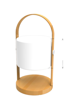 Lámpara Nibe - Recargable con largo tiempo de funcionamiento - para casa, jardín y/o camping